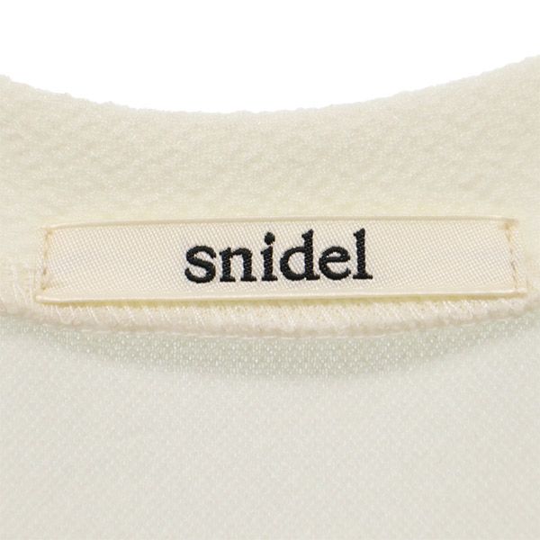スナイデル 半袖 ワンピース F ホワイト SNIDEL レディース