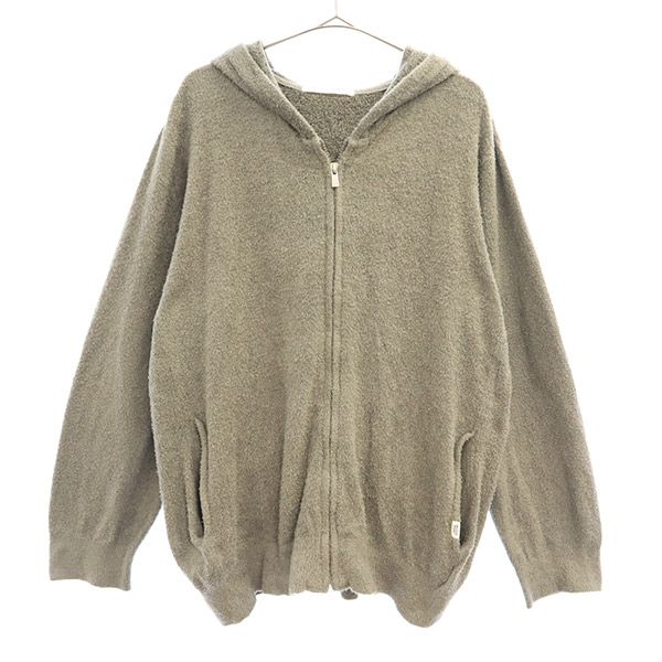 GELATO PIQUE HOMME ジェラートピケオム 長袖 ルームウェア M グレー ジップパーカー ジェラピケ メンズ