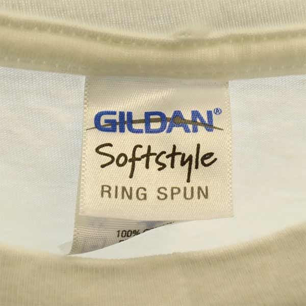 GILDAN ギルダン ワンダイレクション プリント 半袖 Tシャツ M ホワイト系 メンズ