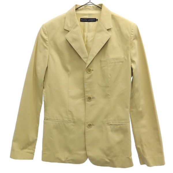 RALPH LAUREN ラルフローレン 日本製 テーラードジャケット 9 ベージュ レディース
