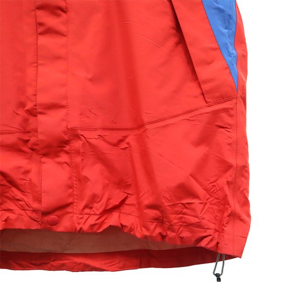 HELLY HANSEN ヘリーハンセン 切替 ナイロン マウンテンパーカー L レッド×ブルー アウトドア ジャケット メンズ