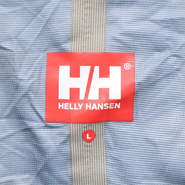 HELLY HANSEN ヘリーハンセン 切替 ナイロン マウンテンパーカー L レッド×ブルー アウトドア ジャケット メンズ