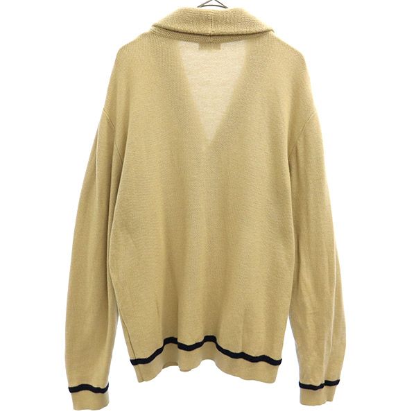 MACKINTOSH PHILOSOPHY マッキントッシュフィロソフィー 三陽商会 リネンブレンド 長袖 ショールカラー カーディガン 40 ベージュ メンズ