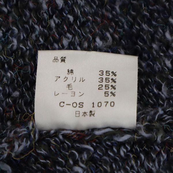 Paul Smith ポールスミス 日本製 長袖 ニット M パープル セーター レディース