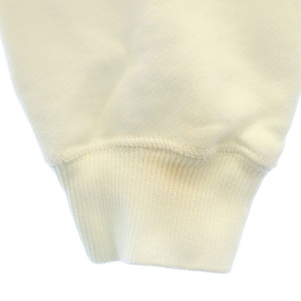 MICHAEL ミシェル 日本製 ロゴプリント 長袖 スウェット トレーナー S ホワイト メンズ