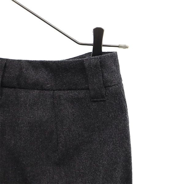 METRADAMO メトラダモ カシミヤウールブレンド イタリア製 スラックスパンツ 38 グレー レディース