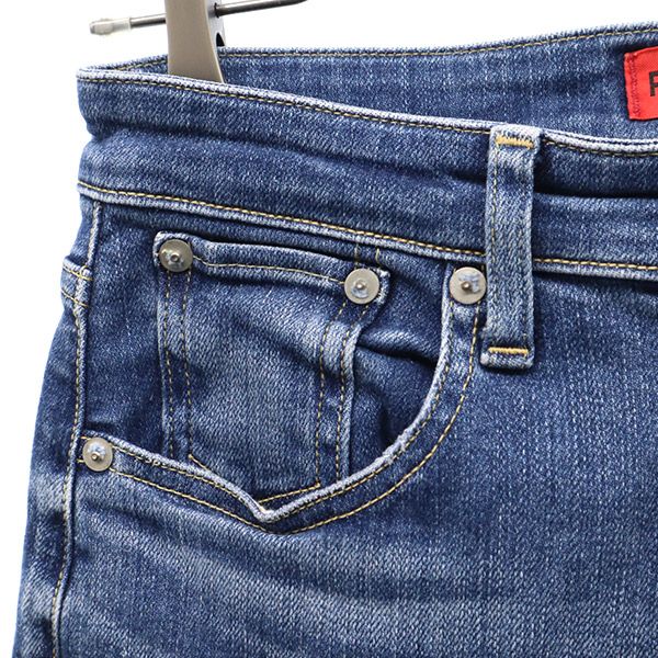 RED CARD レッドカード 日本製 テーパードデニムパンツ w24 ブルー ジーパン レディース