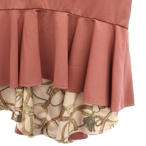 未使用 eimy istoire エイミーイストワール ミディ丈 マーメイドスカート M ピンク レディース