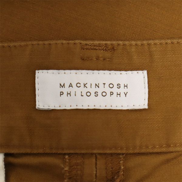 MACKINTOSH PHILOSOPHY マッキントッシュフィロソフィー 三陽商会 ストレートパンツ 38 ブラウン レディース