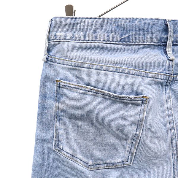 upper hights アッパーハイツ ストレートデニムパンツ W26 ブルー ジーパン レディース