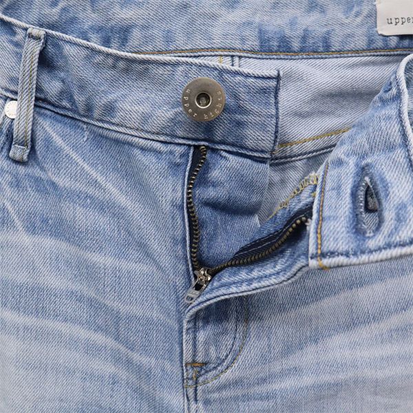 upper hights アッパーハイツ ストレートデニムパンツ W26 ブルー ジーパン レディース