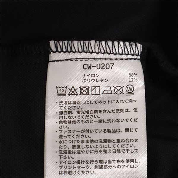 未使用 Champion チャンピオン ワンポイントワッペン ハイウエスト ロングスカート L ブラック レディース