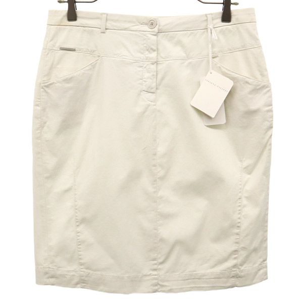 FABIANA FILIPPI ファビアナ フィリッピ イタリア製 ミニ丈 タイトスカート 42 ホワイト レディース