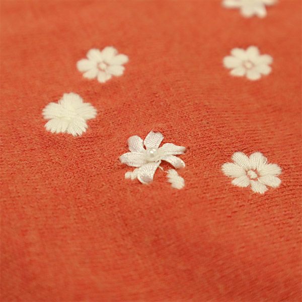 TOCCA トッカ 花柄 長袖 ニットカーディガン M ピンク×ホワイト レディース