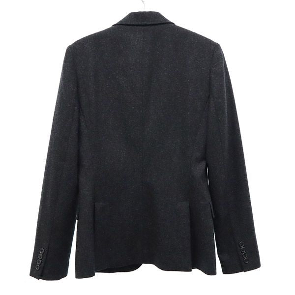 RALPH LAUREN ラルフローレン 日本製 ウールブレンド テーラードジャケット 9 グレー レディース