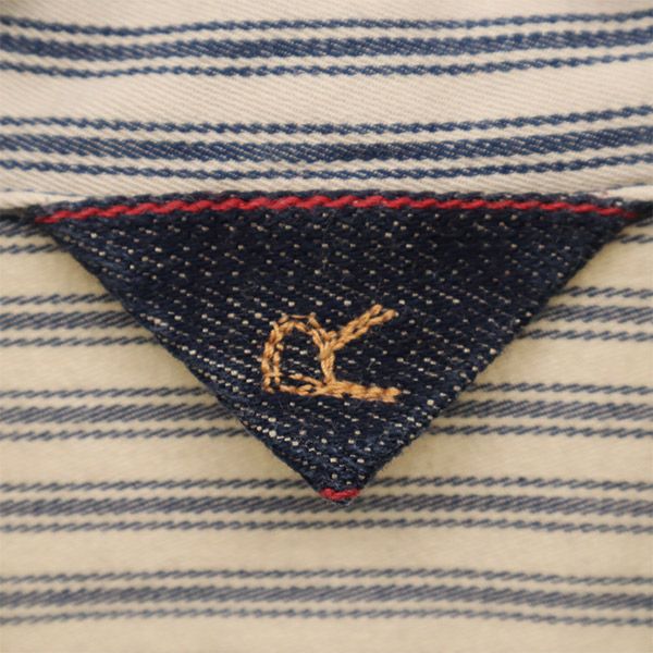 45rpm 45アールピーエム ストライプ ショート ジャケット 2 ベージュ×グリーン レディース