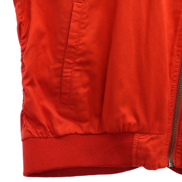 ニコアンド ジップジャケット 4 レッド niko and... ブルゾン レディース