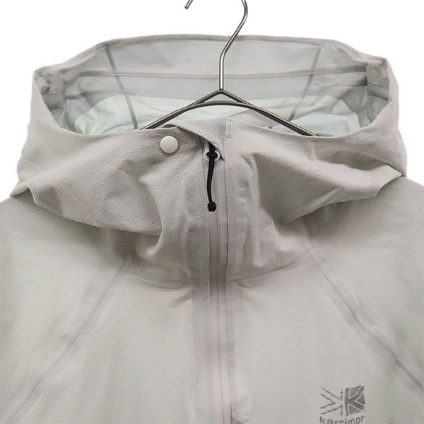 Karrimor カリマー ワンポイントロゴプリント ナイロンジャケット S グレー アウトドア 収納袋付 メンズ