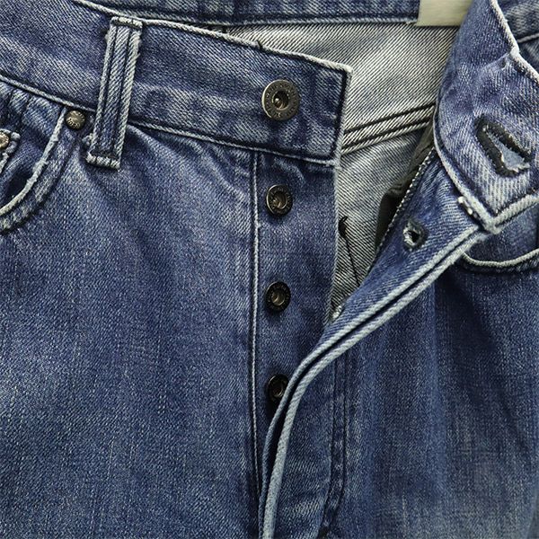 ポールスミスジーンズ ボタンフライ ストレートデニムパンツ ブルー Paul Smith JEANS ジーパン メンズ