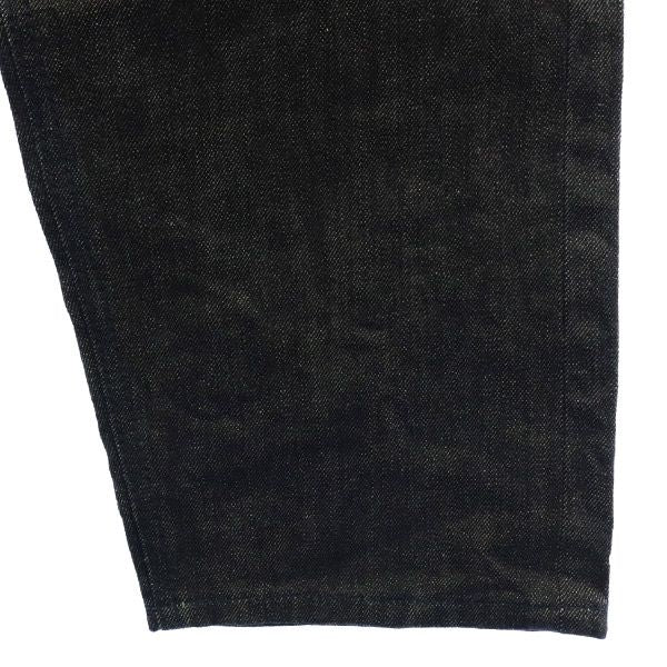 ウェア ドロップクロッチジーンズ テーパードデニムパンツ w33 ネイビー系 WHEIR ジーパン メンズ