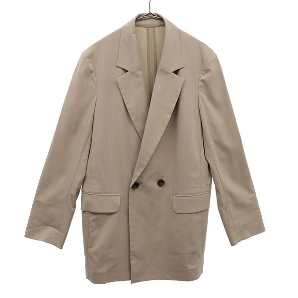 未使用 BEAUTY&YOUTH UNITED ARROWS ビューティアンドユース レーヨンナイロン ダブル テーラードジャケット M ベージュ レディース