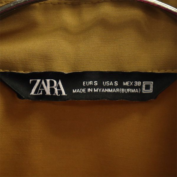 ザラ コーチジャケット S ブラウン ZARA メンズ
