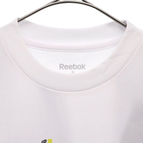 リーボック 未使用 プリント 半袖 トレーニングウェア S ホワイト系 Reebok Tシャツ メンズ
