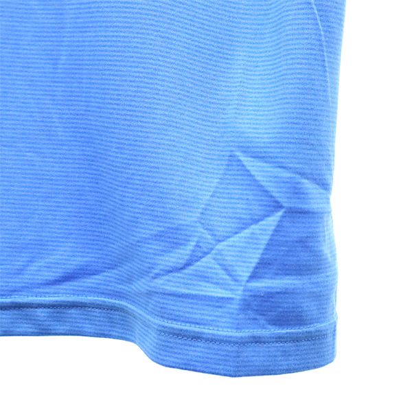 未使用 ナイキ 総柄 半袖 ウォームアップ トレーニングウェア S ブルー NIKE Tシャツ メンズ