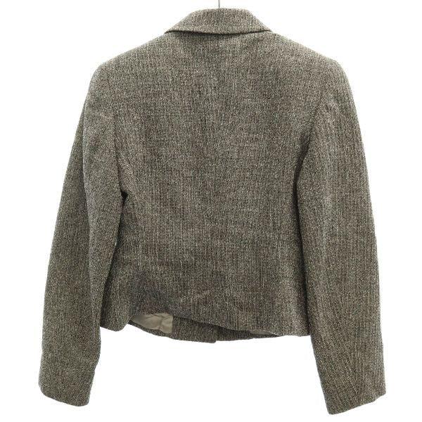 EPOCA エポカ ウールブレンド テーラードジャケット 40 グリーン レディース