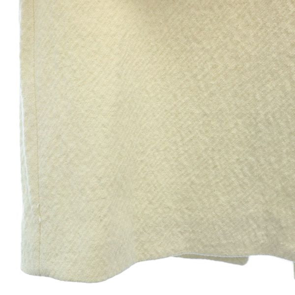 未使用 ZARA ザラ コットンブレンド チェスターコート XS ホワイト レディース