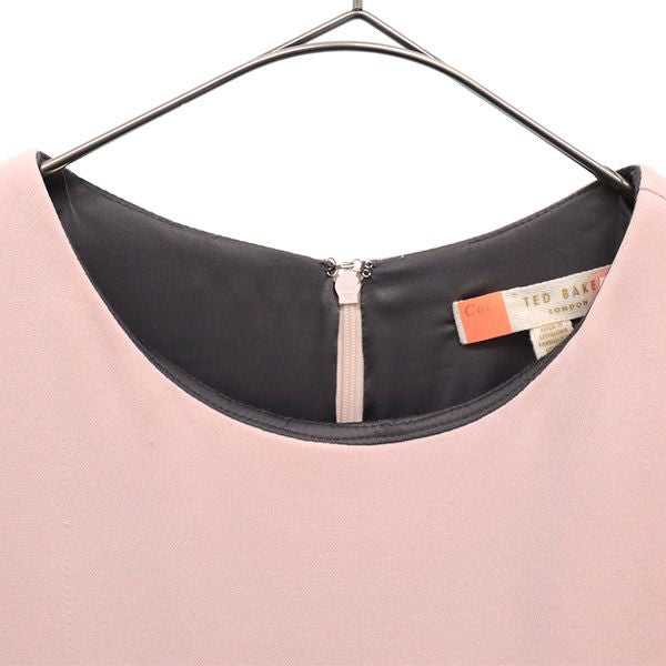 TED BAKER テッドベーカー ノースリーブ ワンピース 1 ピンク レディース