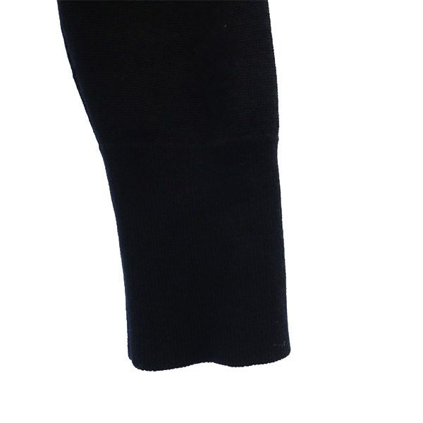 ENFOLD エンフォルド ウール 長袖 ワンピース 38 ブラック×ホワイト レディース