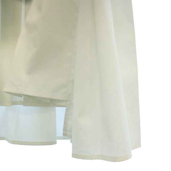 ENFOLD エンフォルド ウール 長袖 ワンピース 38 ブラック×ホワイト レディース