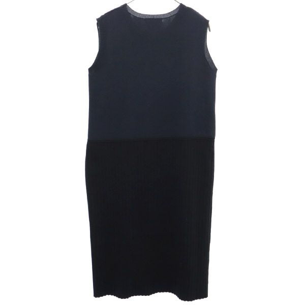 iCB アイシービー ノースリーブ ワンピース S ネイビー系 レディース