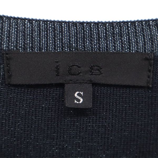 iCB アイシービー ノースリーブ ワンピース S ネイビー系 レディース