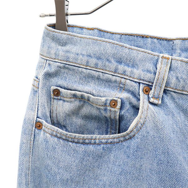 Levi's リーバイス ストレートデニムパンツ W32 ブルー ジーパン メンズ