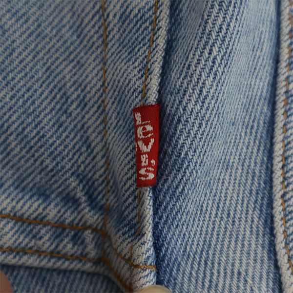 Levi's リーバイス ストレートデニムパンツ W32 ブルー ジーパン メンズ