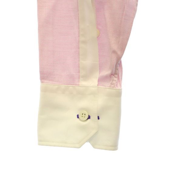 Paul Smith ポールスミス ドット 長袖 ボタンダウンシャツ M レッド メンズ