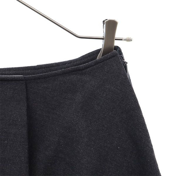 Rene ルネ 日本製 ウールブレンド ミニスカート 34 グレー レディース