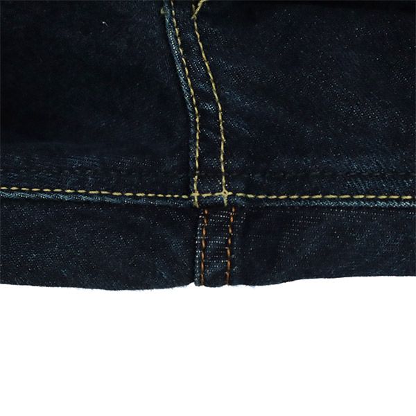 リー BIRTH PROJECT 日本製 プリント ストレートデニムパンツ L ネイビー Lee ジーパン メンズ