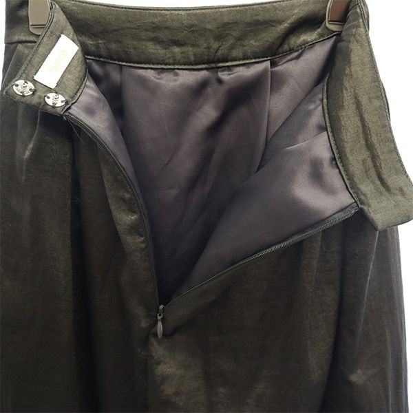 Darich ダーリッチ ミディ丈 タック フレアスカート F グレー レディース