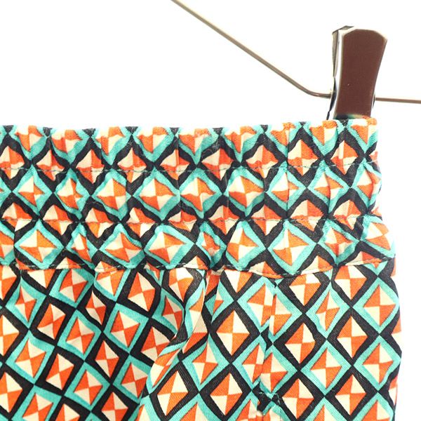 ザラ 総柄 レーヨン イージーパンツ XS ZARA レディース