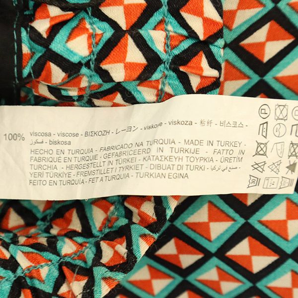 ザラ 総柄 レーヨン イージーパンツ XS ZARA レディース