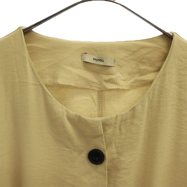 ミスティック 長袖 ロングワンピース F ベージュ mystic レディース