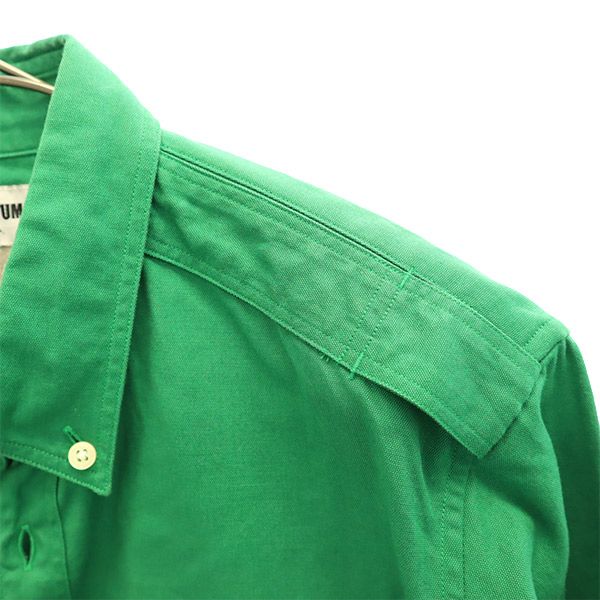 FACTOTUM ファクトタム 長袖 ボタンダウンシャツ F グリーン メンズ