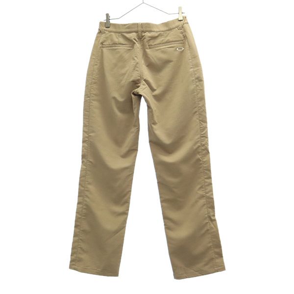 オークリー ワンポイントロゴ刺繍 ロングパンツ W30 ベージュ系 OAKLEY メンズ