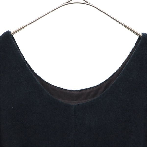 PLAIN PEOPLE プレインピープル ノースリーブ ロングワンピース 9 ネイビー レディース