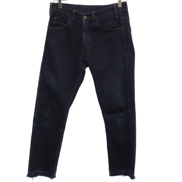 リーバイス 606 ストレートデニムパンツ W28 ネイビー Levi's ジーパン カットオフ メンズ