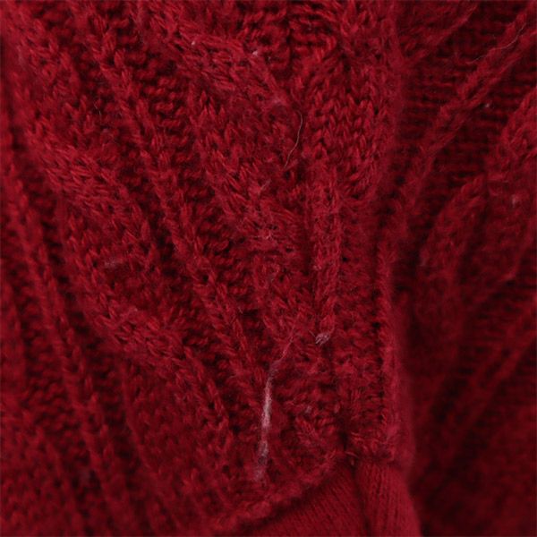 LACOSTE ラコステ 半袖 ワンピース 34 レッド レディース