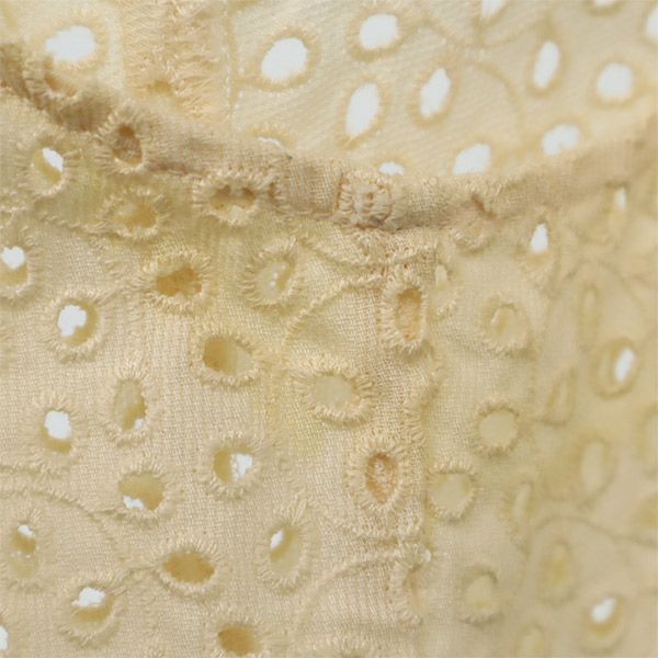 TO BE CHIC トゥービーシック 日本製 三陽商会 総柄 ノースリーブ カットソー 40 ホワイト レディース